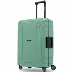 Redolz Hartgepäck|4-Rollen Koffer<Essentials 15 4-Rollen Trolley 65 cm mit Dreipunkt-Verschluss sea green