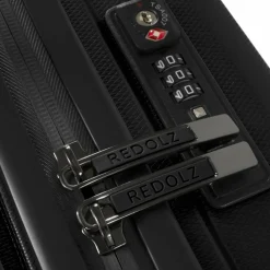 Redolz Hartgepäck Kabinengepäck|4-Rollen Kabinentrolleys<Essentials 14 4-Rollen Kabinentrolley 55 cm slim black metallic