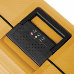 Clearance Redolz Essentials 15 4-Rollen Trolley 65 cm mit Dreipunkt-Verschluss dark yellow