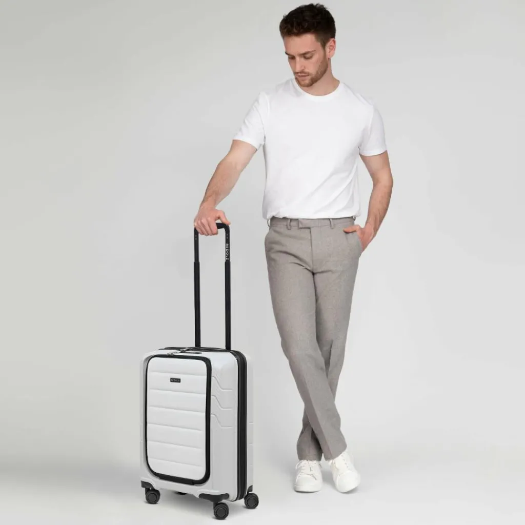 Redolz Essentials 17 4-Rollen Kabinentrolley 55 cm Soft-Pocket Laptopfach