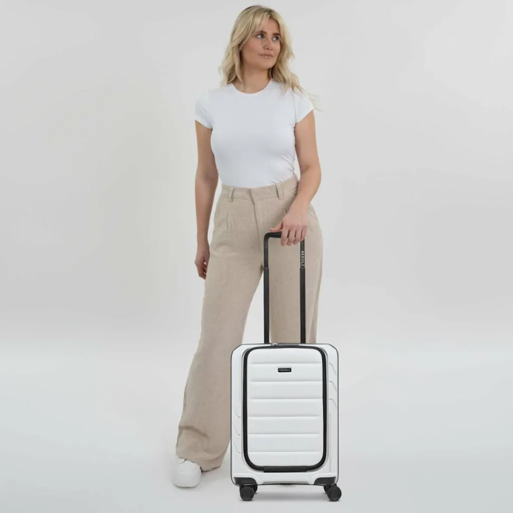 Redolz Essentials 17 4-Rollen Kabinentrolley 55 cm Soft-Pocket Laptopfach