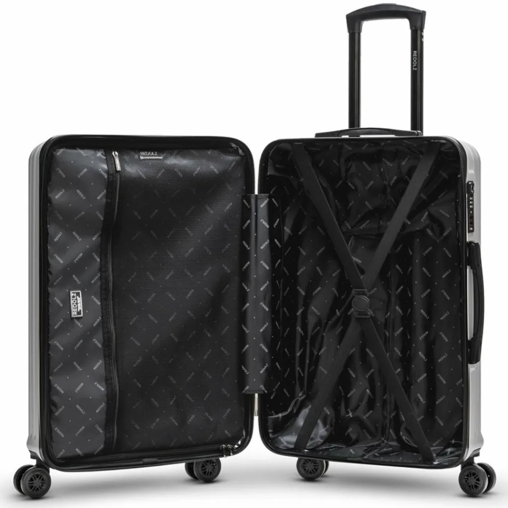 Redolz Koffersets Als Hartgepäck|Koffersets 3-Teilig<Essentials 07 3-SET 4 Rollen Kofferset 3-teilig silver-colored 2