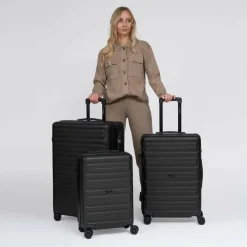 Redolz Koffersets Als Hartgepäck|Koffersets 3-Teilig<Essentials 08 3-SET 4 Rollen Kofferset 3-teilig black 2