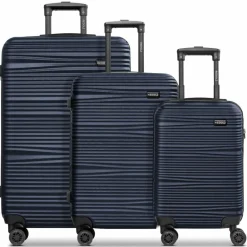 Redolz Koffersets Als Hartgepäck|Koffersets 3-Teilig<Essentials 16 3-SET 4 Rollen Kofferset 3-teilig dark-Blue