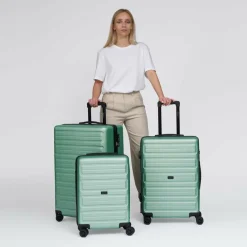 Redolz Koffersets Als Hartgepäck|Koffersets 3-Teilig<Essentials 08 3-SET 4 Rollen Kofferset 3-teilig green-blue 2
