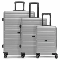 Redolz Koffersets Als Hartgepäck|Koffersets 3-Teilig<Essentials 08 3-SET 4 Rollen Kofferset 3-teilig silver-colored 2