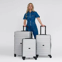 Redolz Koffersets Als Hartgepäck|Koffersets 3-Teilig<Essentials 08 3-SET 4 Rollen Kofferset 3-teilig silver-colored 2