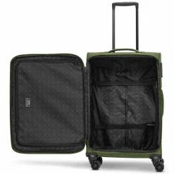 Redolz Koffersets Als Weichgepäck|Koffersets 3-Teilig<Essentials 12 THREE SET 4 Rollen Kofferset 3-teilig mit Dehnfalte olive