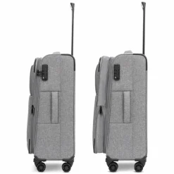 Redolz Essentials 12 THREE SET 4 Rollen Kofferset 3-teilig mit Dehnfalte