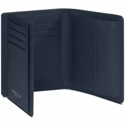 Clearance Redolz Leather Essentials HF Geldbörse RFID Leder 9,5 cm ausklappbar navy