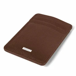 Redolz Leather Essentials Kreditkartenetui RFID Leder 7 cm mit Geldscheinklammer