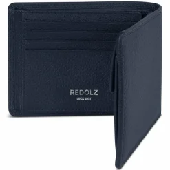 Herren Redolz Leather Essentials QF Geldbörse RFID Leder 12 cm ausklappbar