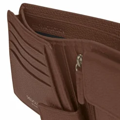 Herren Redolz Leather Essentials QF Geldbörse RFID Leder 12 cm ausklappbar mit Reißverschlussfach