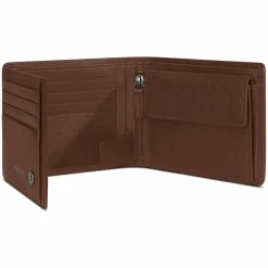 Herren Redolz Leather Essentials QF Geldbörse RFID Leder 12 cm ausklappbar mit Reißverschlussfach