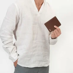 Herren Redolz Leather Essentials HF Geldbörse RFID Leder 9,5 cm ausklappbar