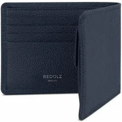 Sale Redolz Leather Essentials QF Geldbörse RFID Leder 11,5 cm navy
