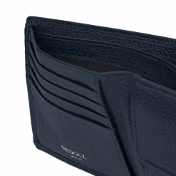 Sale Redolz Leather Essentials QF Geldbörse RFID Leder 11,5 cm navy
