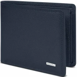 Sale Redolz Leather Essentials QF Geldbörse RFID Leder 11,5 cm navy