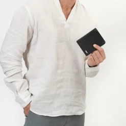 Herren Redolz Leather Essentials HF Geldbörse RFID Leder 9,5 cm ausklappbar