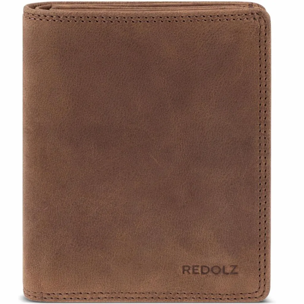 Discount Redolz Leather Essentials HF Geldbörse RFID Leder 9,5 cm brown