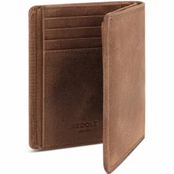 Discount Redolz Leather Essentials HF Geldbörse RFID Leder 9,5 cm brown