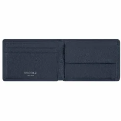 Herren Redolz Leather Essentials QF kleine Geldbörse RFID Leder 10,5 cm
