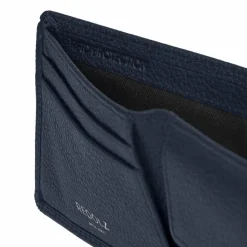 Herren Redolz Leather Essentials QF kleine Geldbörse RFID Leder 10,5 cm