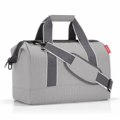 Clearance reisenthel Allrounder M Weekender Reisetasche 40 cm herringbone grey