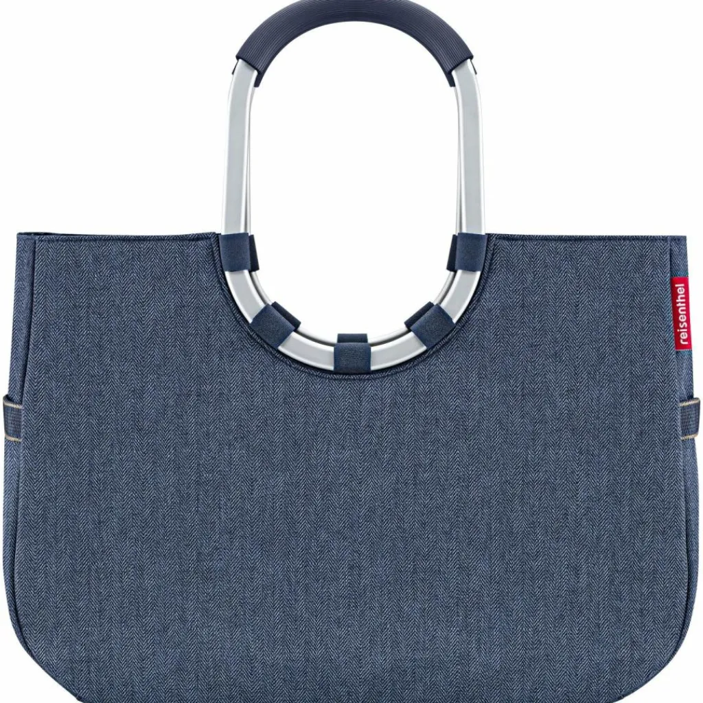 Best reisenthel Loopshopper L Shopper Tasche 46 cm herringbone dark blue