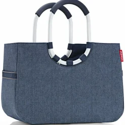 Best reisenthel Loopshopper L Shopper Tasche 46 cm herringbone dark blue