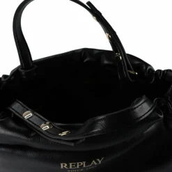 Outlet Replay Beuteltasche 27 cm black