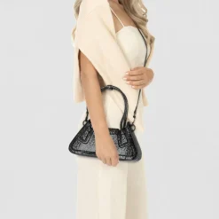 Replay Henkeltaschen<Handtasche 28 cm shiny black