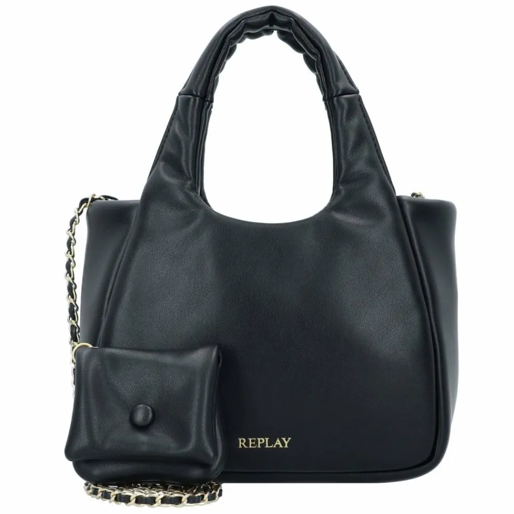 New Replay Handtasche 21.5 cm black