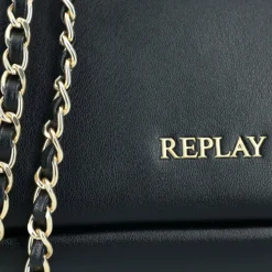 New Replay Handtasche 21.5 cm black