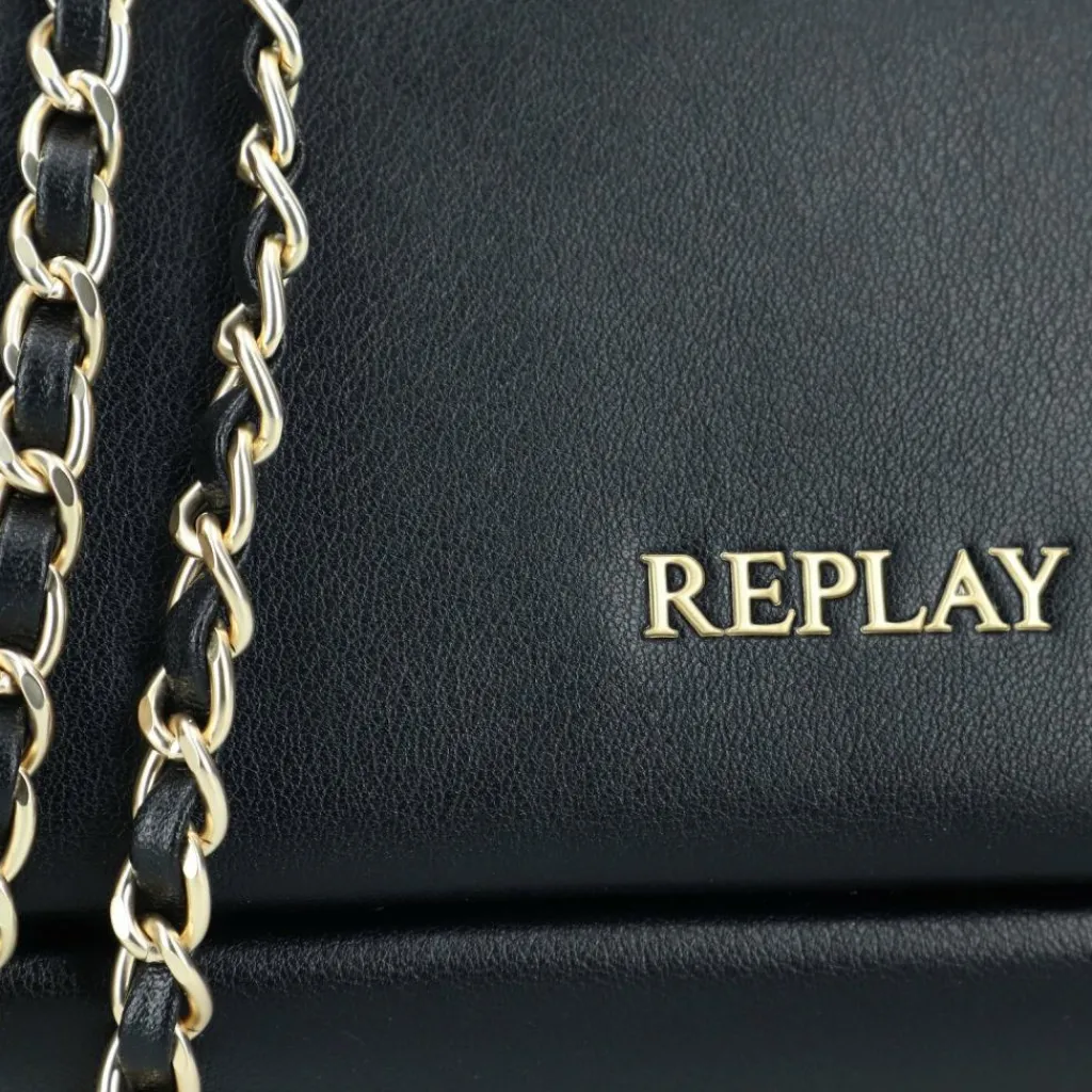 New Replay Handtasche 21.5 cm black