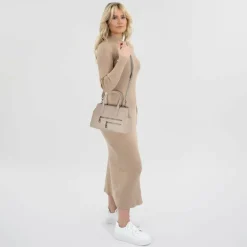 Replay Henkeltaschen<Handtasche 35 cm taupe gray