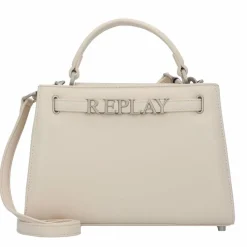 Discount Replay Handtasche 25 cm dirty white