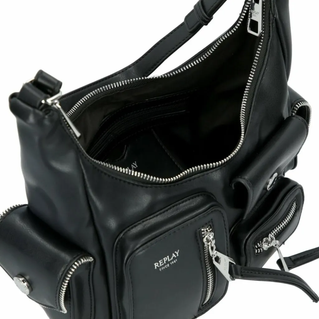 Replay Schultertaschen|Henkeltaschen<Schultertasche 26 cm black