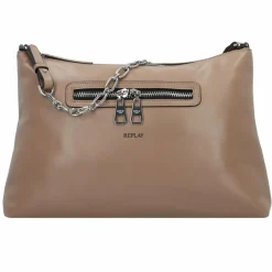 New Replay Schultertasche 39 cm dirty pale beige