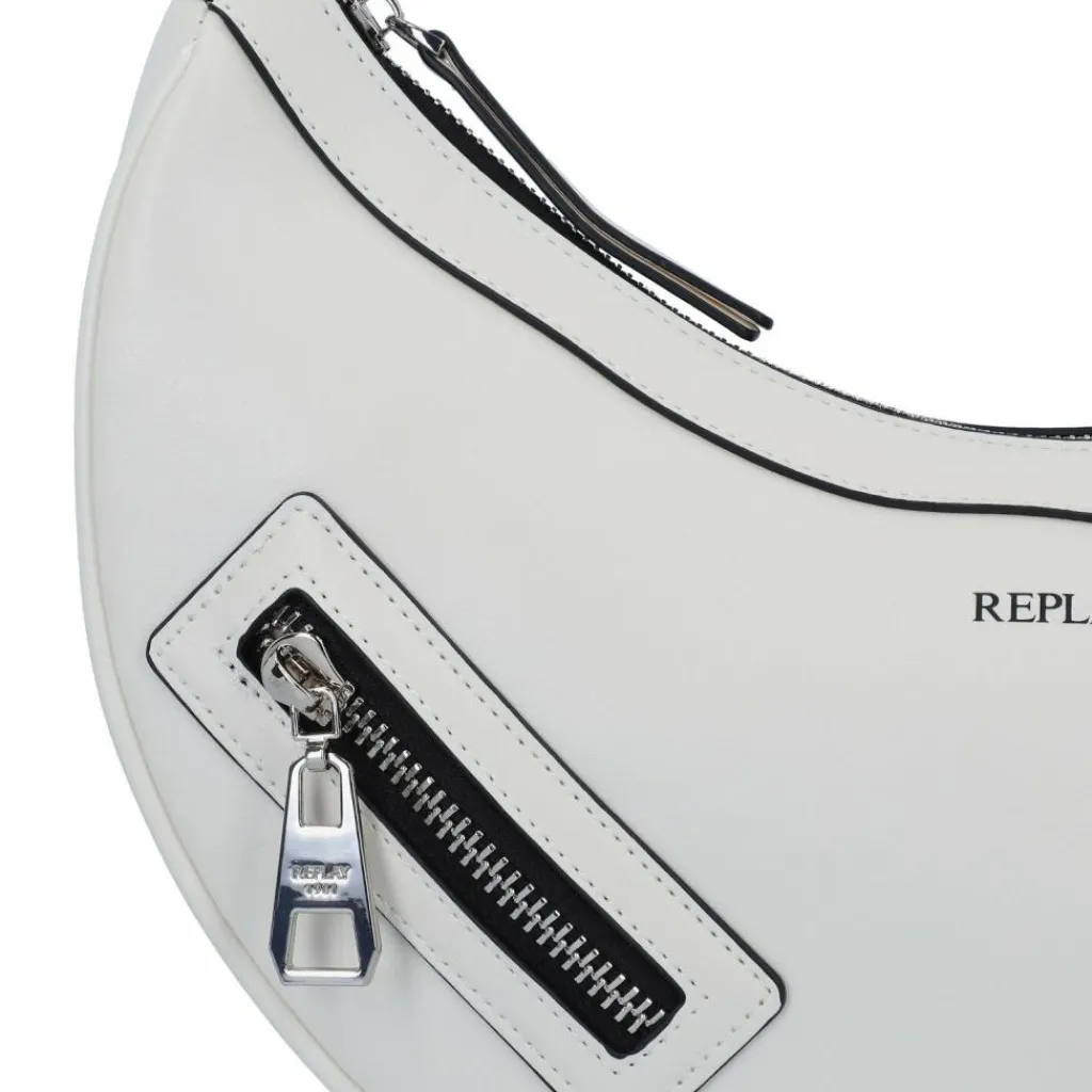 Outlet Replay Schultertasche 34 cm dirty white