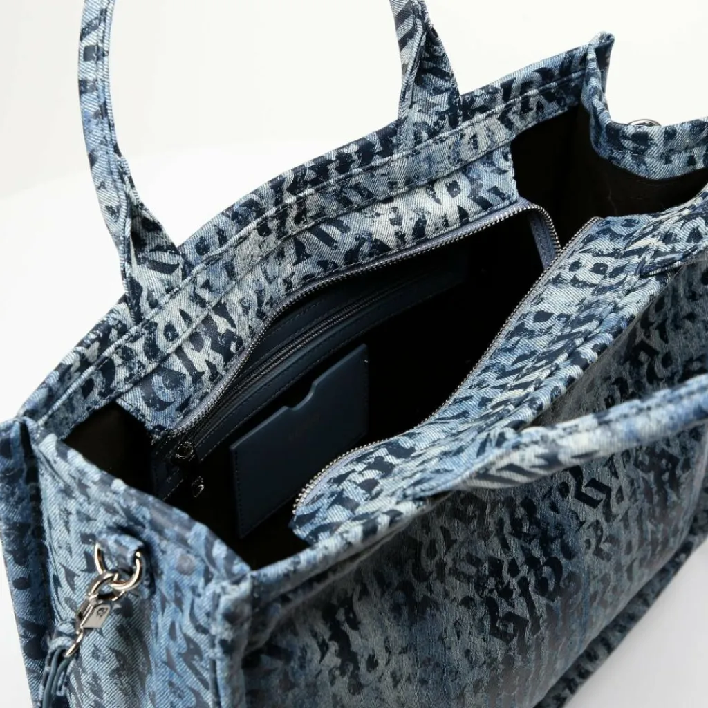 Replay Shopper|Schultertaschen<Shopper Tasche 40 cm lt denim