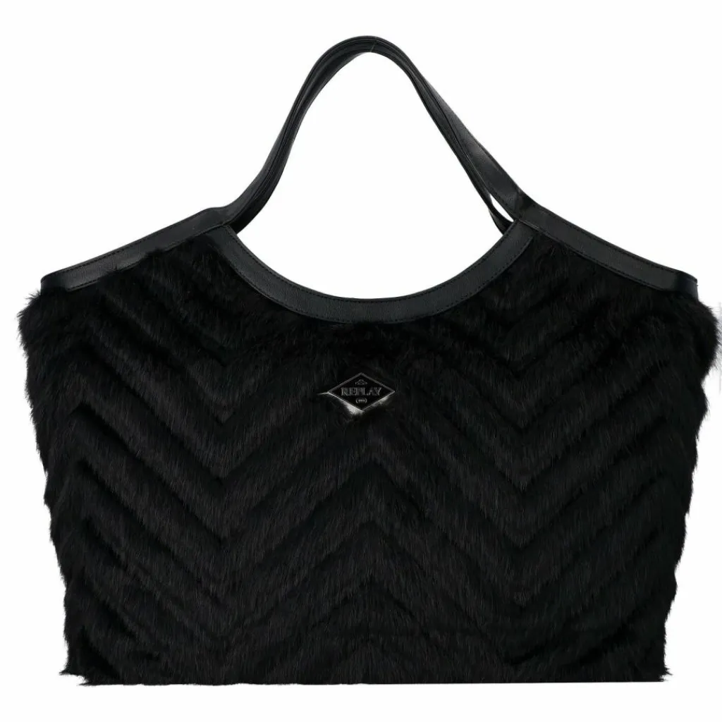 Replay Shopper|Schultertaschen<Shopper Tasche 40 cm black