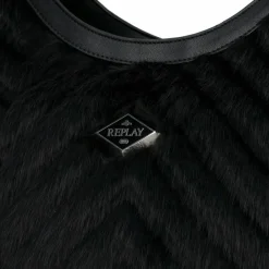 Replay Shopper|Schultertaschen<Shopper Tasche 40 cm black