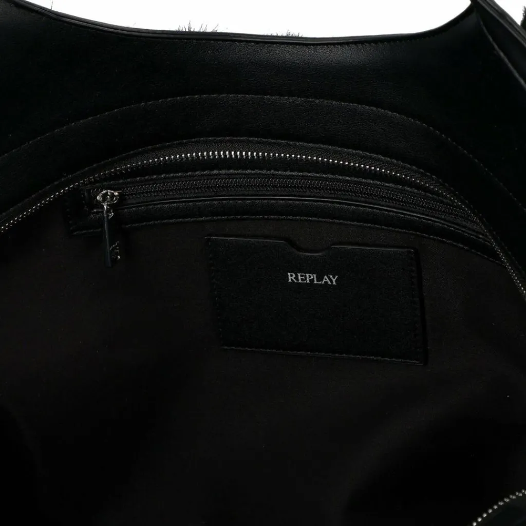 Replay Shopper|Schultertaschen<Shopper Tasche 40 cm black