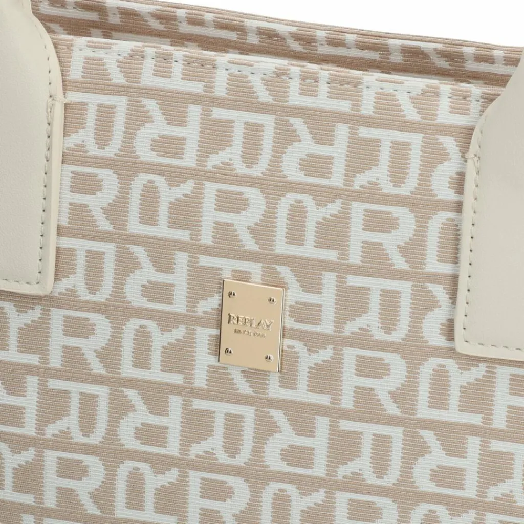 Hot Replay Shopper Tasche 39 cm safari-drty white