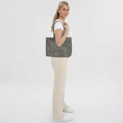 Replay Shopper|Schultertaschen<Shopper Tasche 35 cm washed black-black