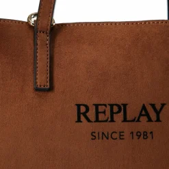 Replay Shopper Tasche 35 cm cambridge brown-black