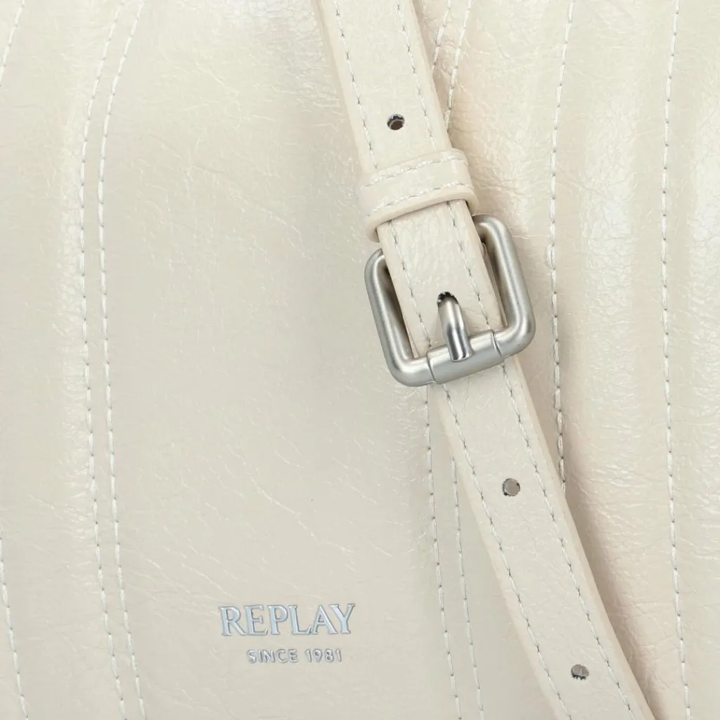 Replay Umhängetasche 23 cm dirty white