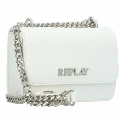 Online Replay Woman Umhängetasche 19 cm optical white