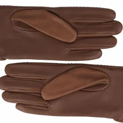 Roeckl Damenhandschuhe<Nottingham Handschuhe Leder saddlebrown